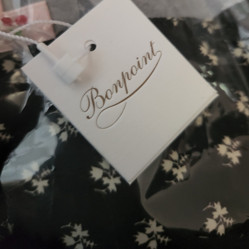NWT Bonpoint Paris Kids Scarf French Brand Boho floral beauty